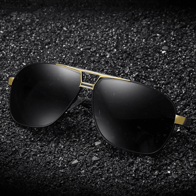 Mens Polarized Pilot Sunglasses Outdoor Driving UV400 Sun Glasses Sport Eyewear - Renee Lane Company