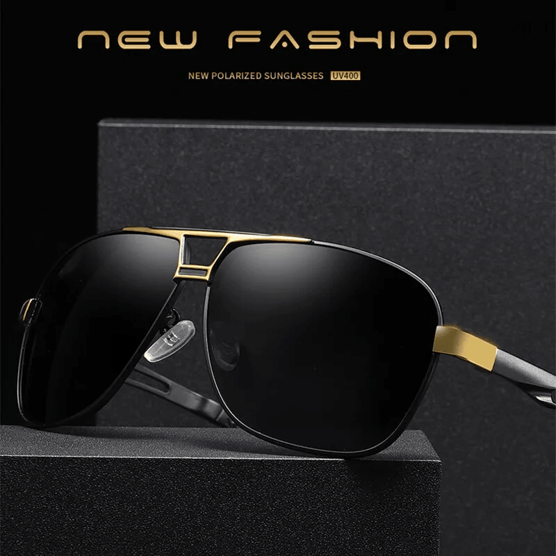 Mens Polarized Pilot Sunglasses Outdoor Driving UV400 Sun Glasses Sport Eyewear - Renee Lane Company