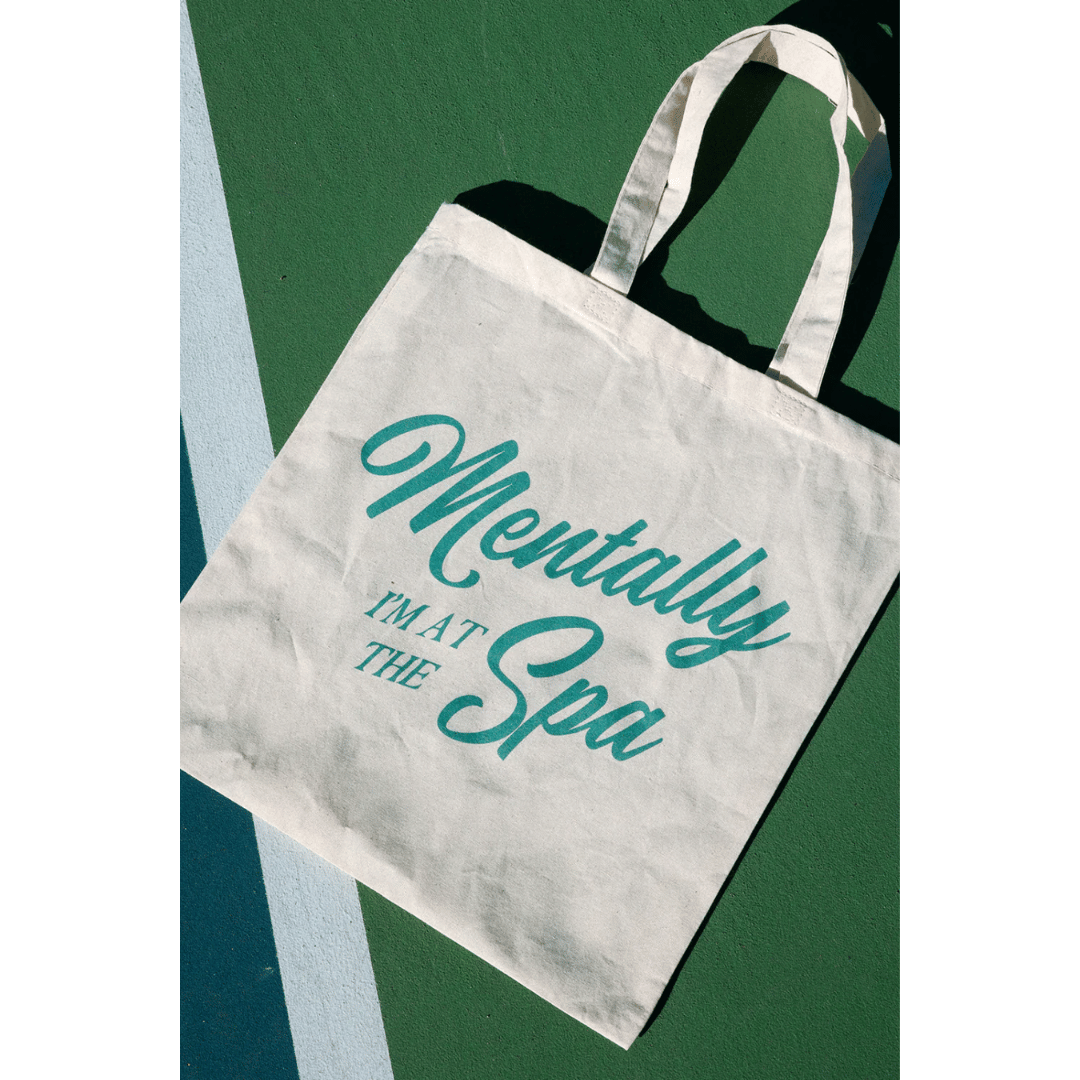 Mentally At The Spa Tote | Lucky Owl - Renee Lane Company