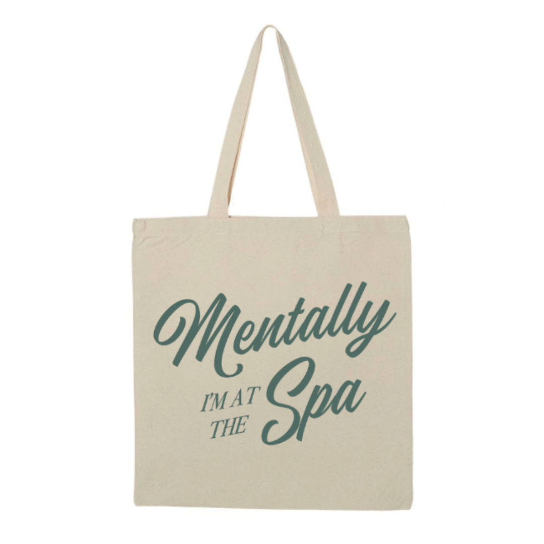 Mentally At The Spa Tote | Lucky Owl - Renee Lane Company