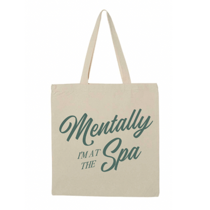 Mentally At The Spa Tote | Lucky Owl - Renee Lane Company