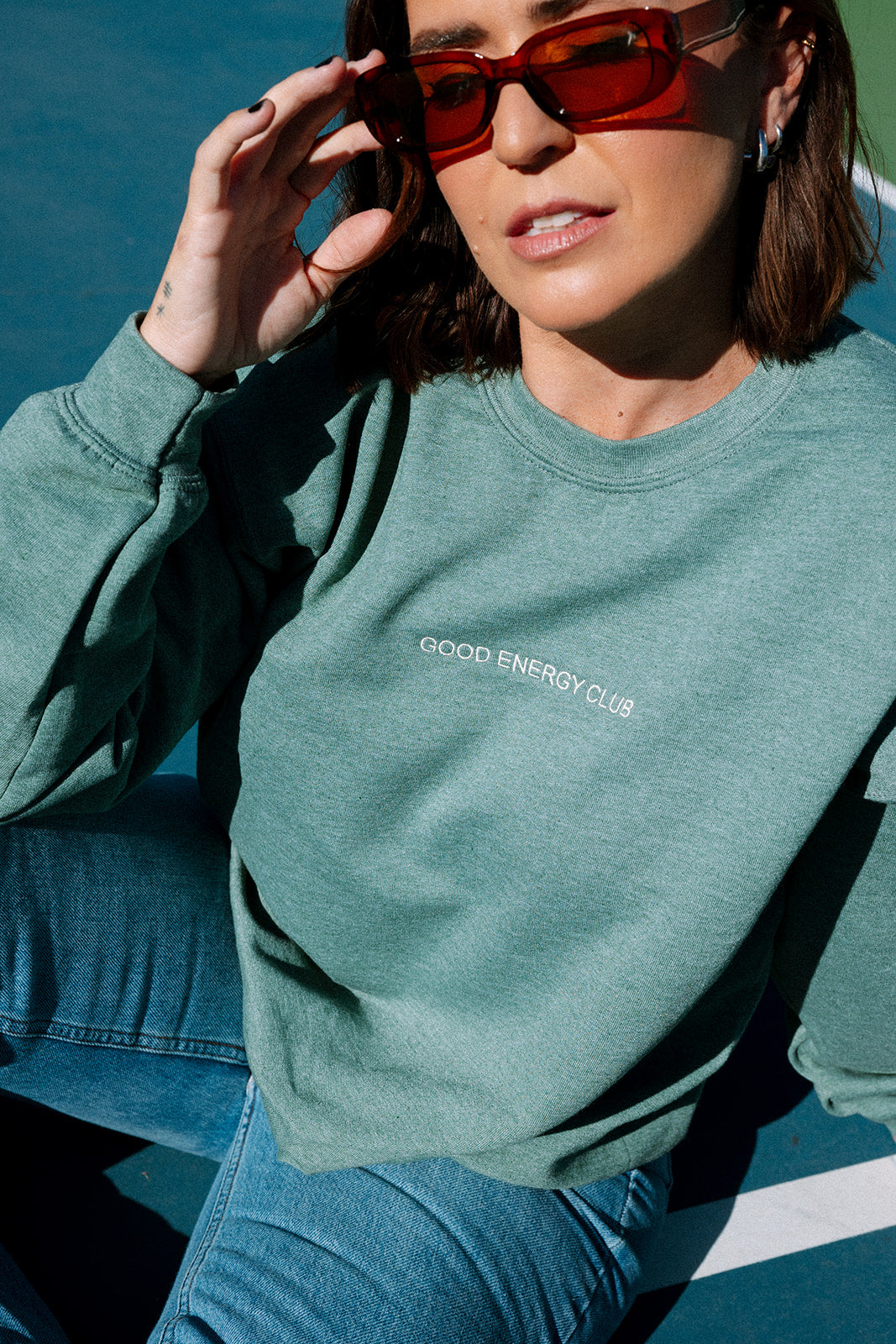 Mentally I’m At The Spa Unisex Crew Neck Sweatshirt | Lucky Owl - Renee Lane Company