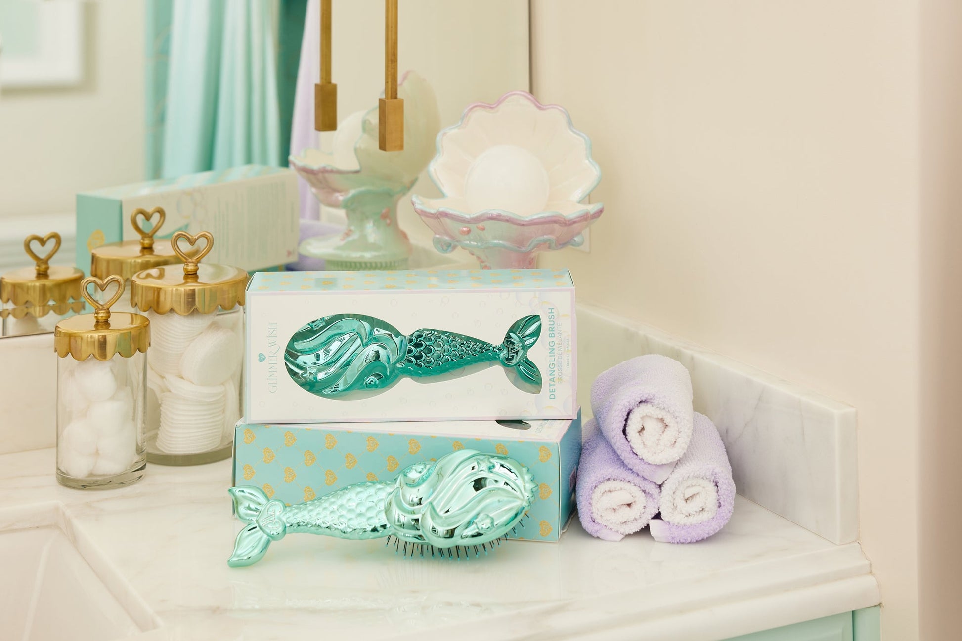 Mermaid Detangling Hair Brush - Renee Lane Company