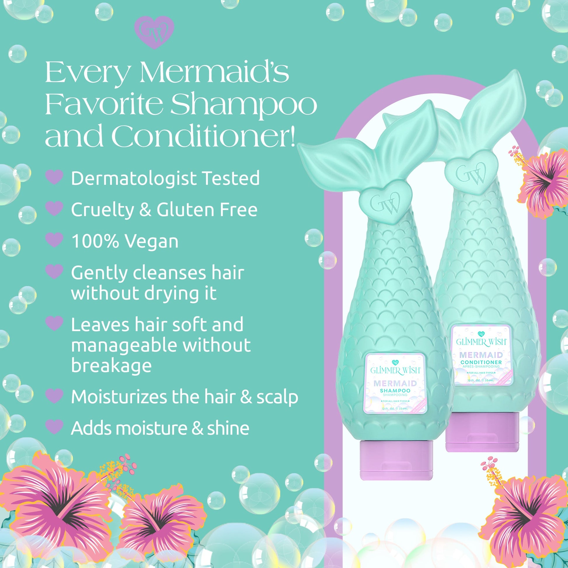 Mermaid Hair and Body Essentials - Renee Lane Company
