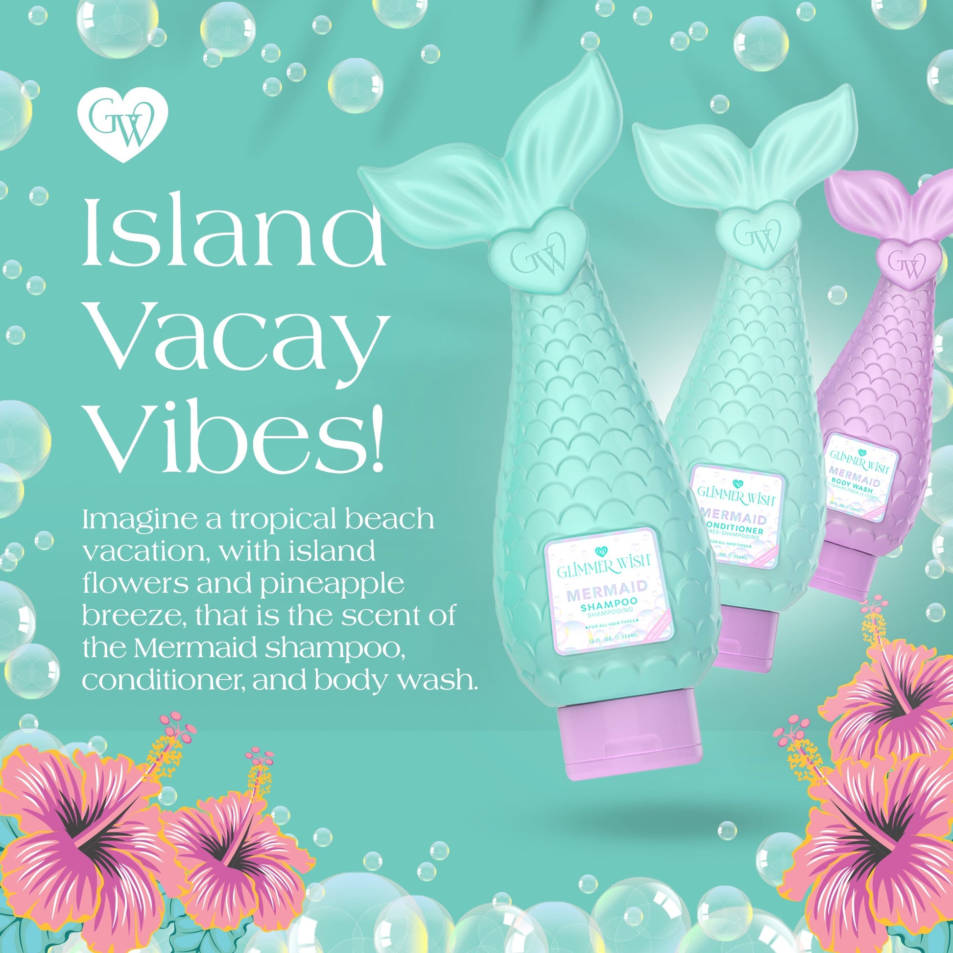 Mermaid Hair and Body Essentials - Renee Lane Company