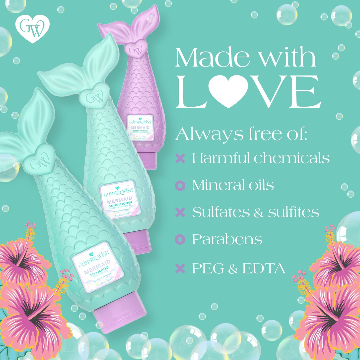 Mermaid Hair and Body Essentials - Renee Lane Company