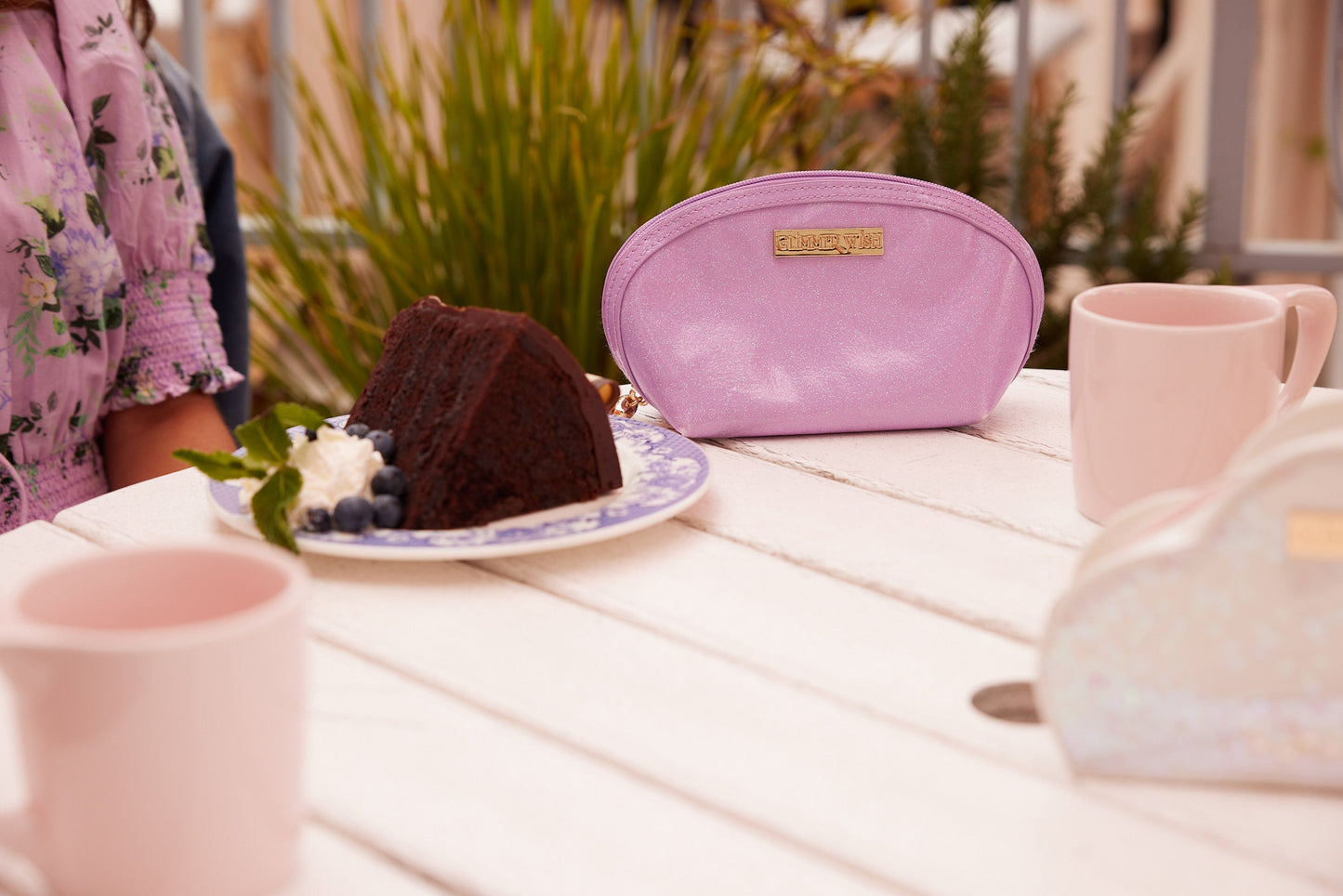 Mermaid Purple Pearl Pouch - Renee Lane Company
