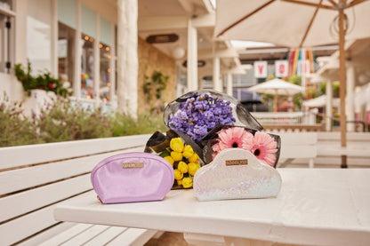 Mermaid Purple Pearl Pouch - Renee Lane Company