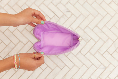 Mermaid Purple Pearl Pouch - Renee Lane Company