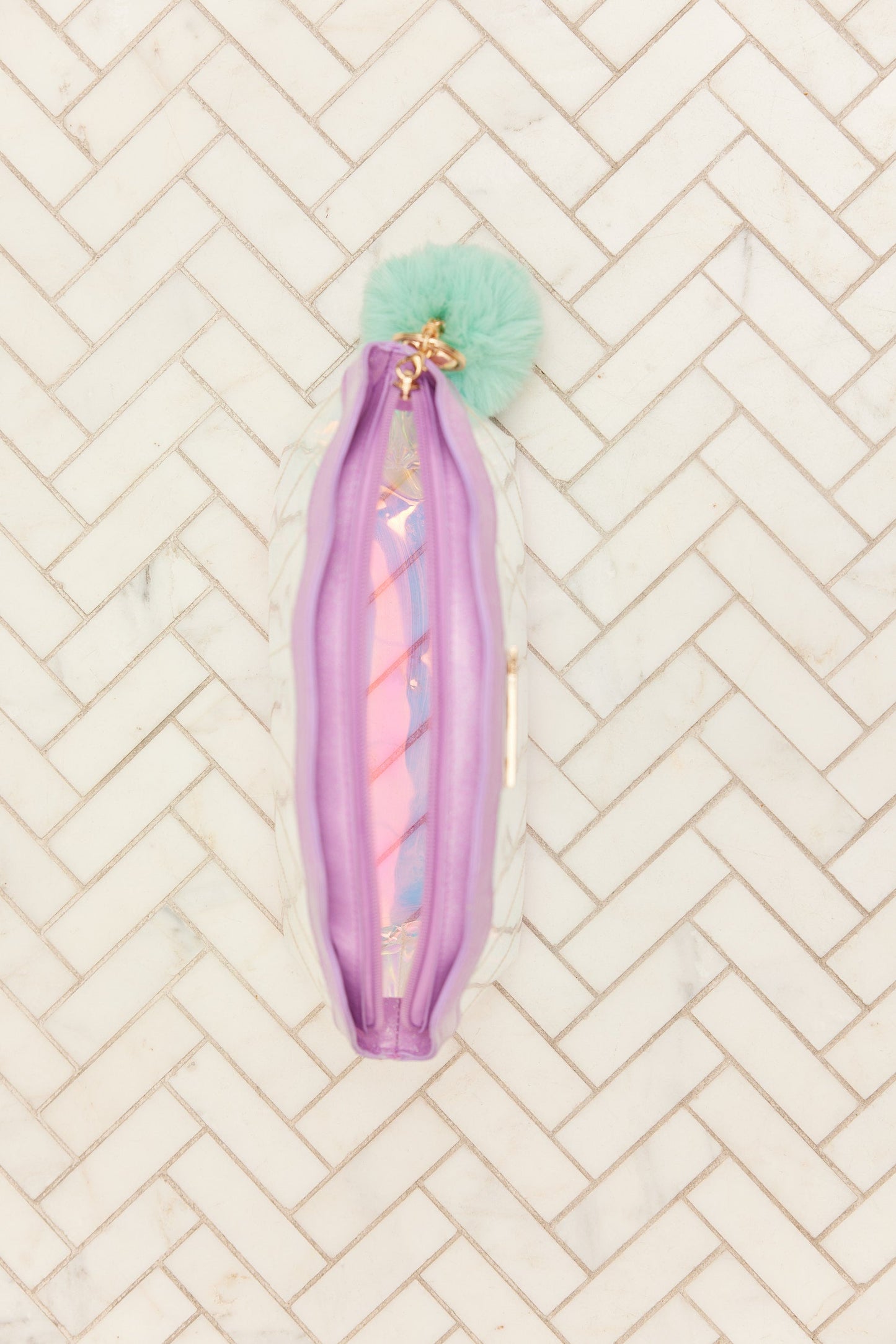 Mermaid Shell Cosmetic Bag - Renee Lane Company