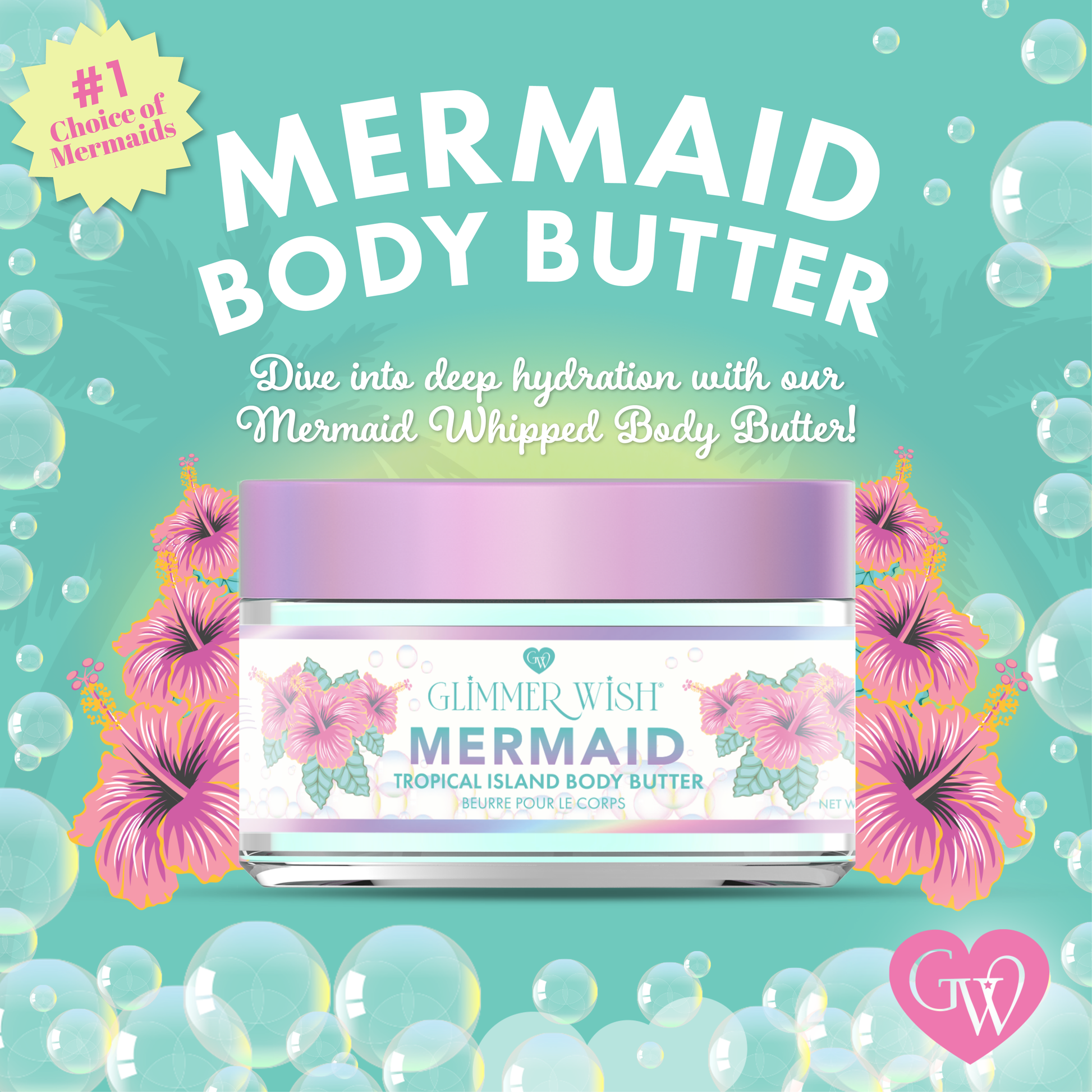 Mermaid Whipped Body Butter - Renee Lane Company