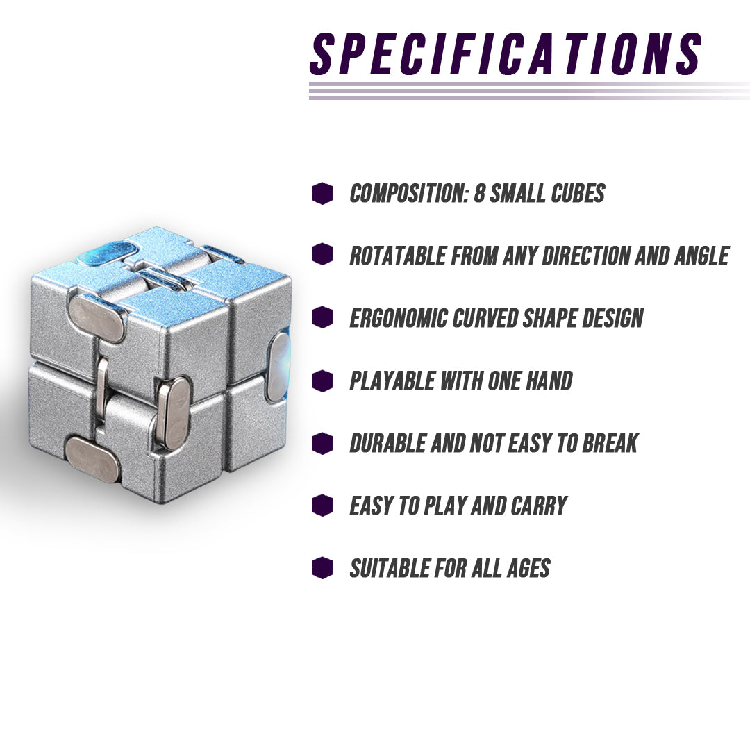 Metal Infinitive Cube - Renee Lane Company
