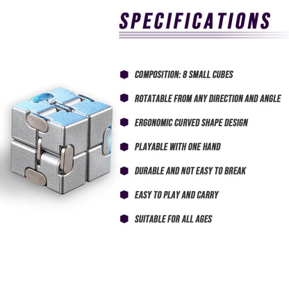Metal Infinitive Cube - Renee Lane Company