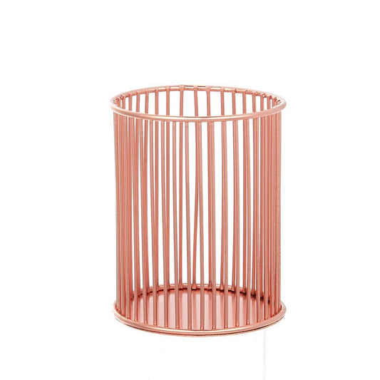 Metal Iron Penholder Office Storage And Sorting Basket Stationery Makeup Brush Storage Bucket Multifunctional Penholder - Renee Lane Company