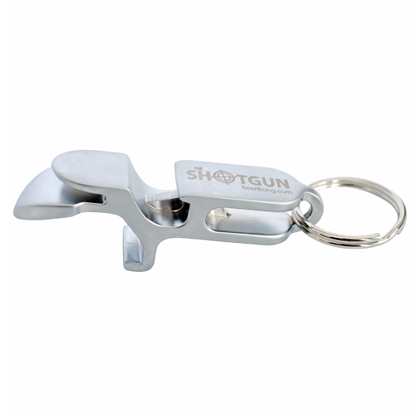 Metal Shotgun Key Chain - Can and Bottle Beer Bong - Renee Lane Company