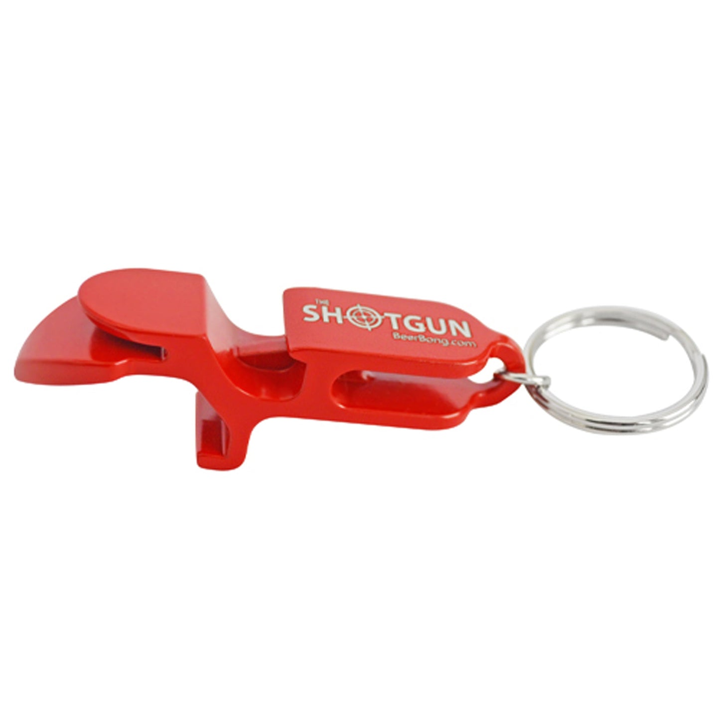 Metal Shotgun Key Chain - Can and Bottle Beer Bong - Renee Lane Company