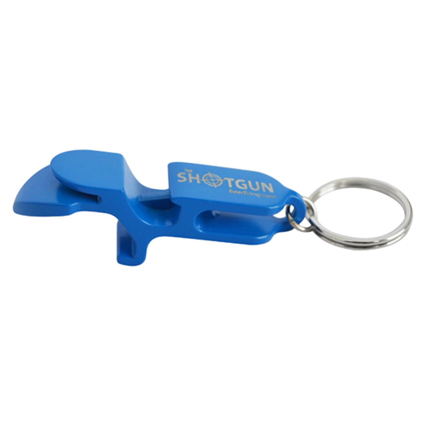 Metal Shotgun Key Chain - Can and Bottle Beer Bong - Renee Lane Company