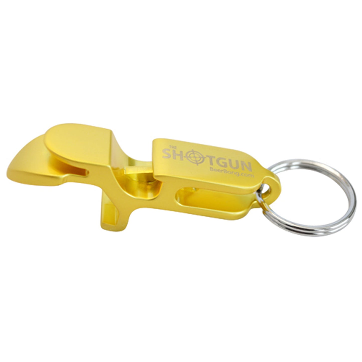 Metal Shotgun Key Chain - Can and Bottle Beer Bong - Renee Lane Company