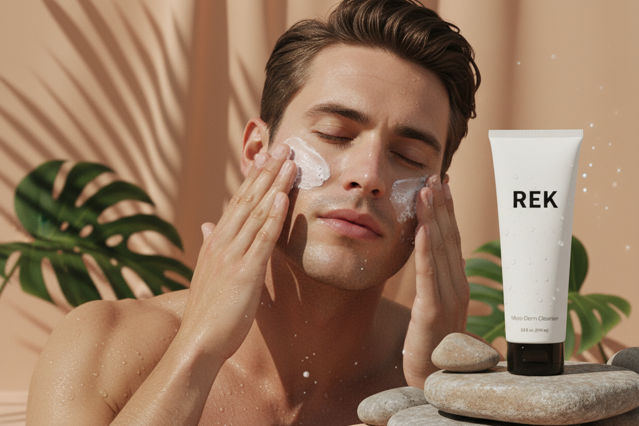 Micro-Derm Cleanser – Exfoliating & Renewing | REK Cosmetics - Renee Lane Company