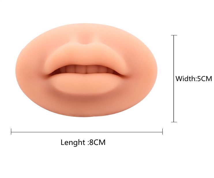 Microblading Reusable 5D Silicone Practice Lips Skin European Solid lip block For PMU Beginner Training Tattoo Permanent Makeup - Renee Lane Company