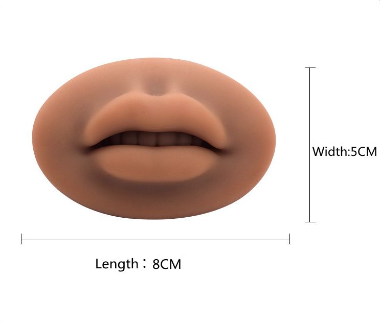 Microblading Reusable 5D Silicone Practice Lips Skin European Solid lip block For PMU Beginner Training Tattoo Permanent Makeup - Renee Lane Company