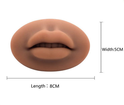 Microblading Reusable 5D Silicone Practice Lips Skin European Solid lip block For PMU Beginner Training Tattoo Permanent Makeup - Renee Lane Company