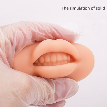 Microblading Reusable 5D Silicone Practice Lips Skin European Solid lip block For PMU Beginner Training Tattoo Permanent Makeup - Renee Lane Company