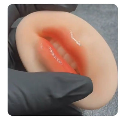 Microblading Reusable 5D Silicone Practice Lips Skin European Solid lip block For PMU Beginner Training Tattoo Permanent Makeup - Renee Lane Company