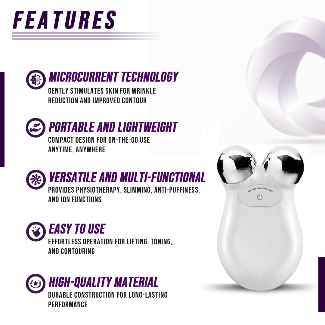 Microcurrent Facial Toning Massager - Renee Lane Company