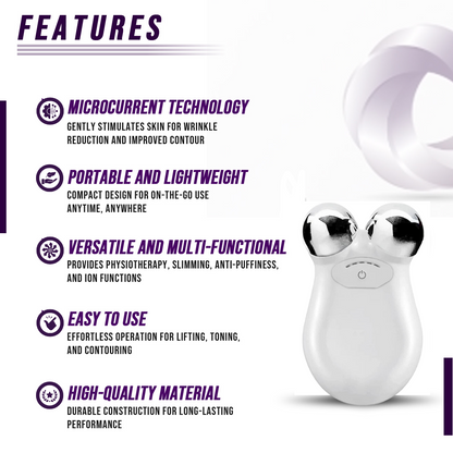 Microcurrent Facial Toning Massager - Renee Lane Company