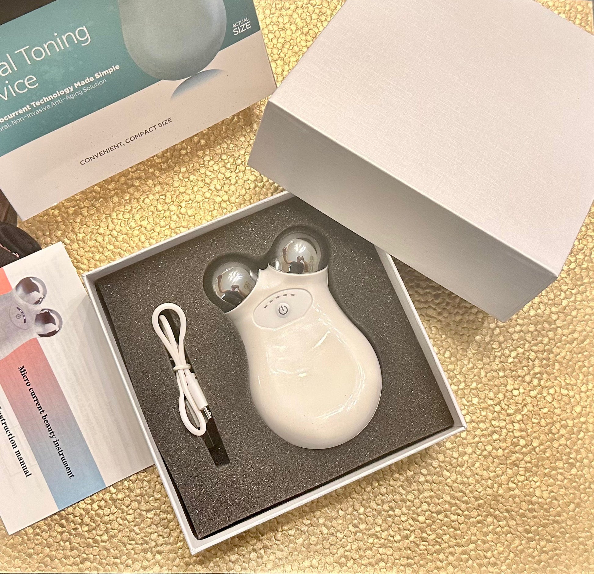 Microcurrent Facial Toning Massager - Renee Lane Company
