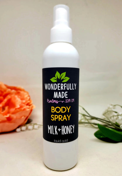 Milk + Honey Body Spray Mist - Renee Lane Company