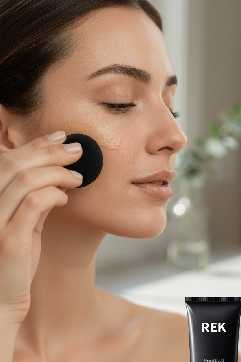 Mineral Liquid Powder Foundation with SPF 15 | REK Cosmetics — Multiple Shades - Renee Lane Company