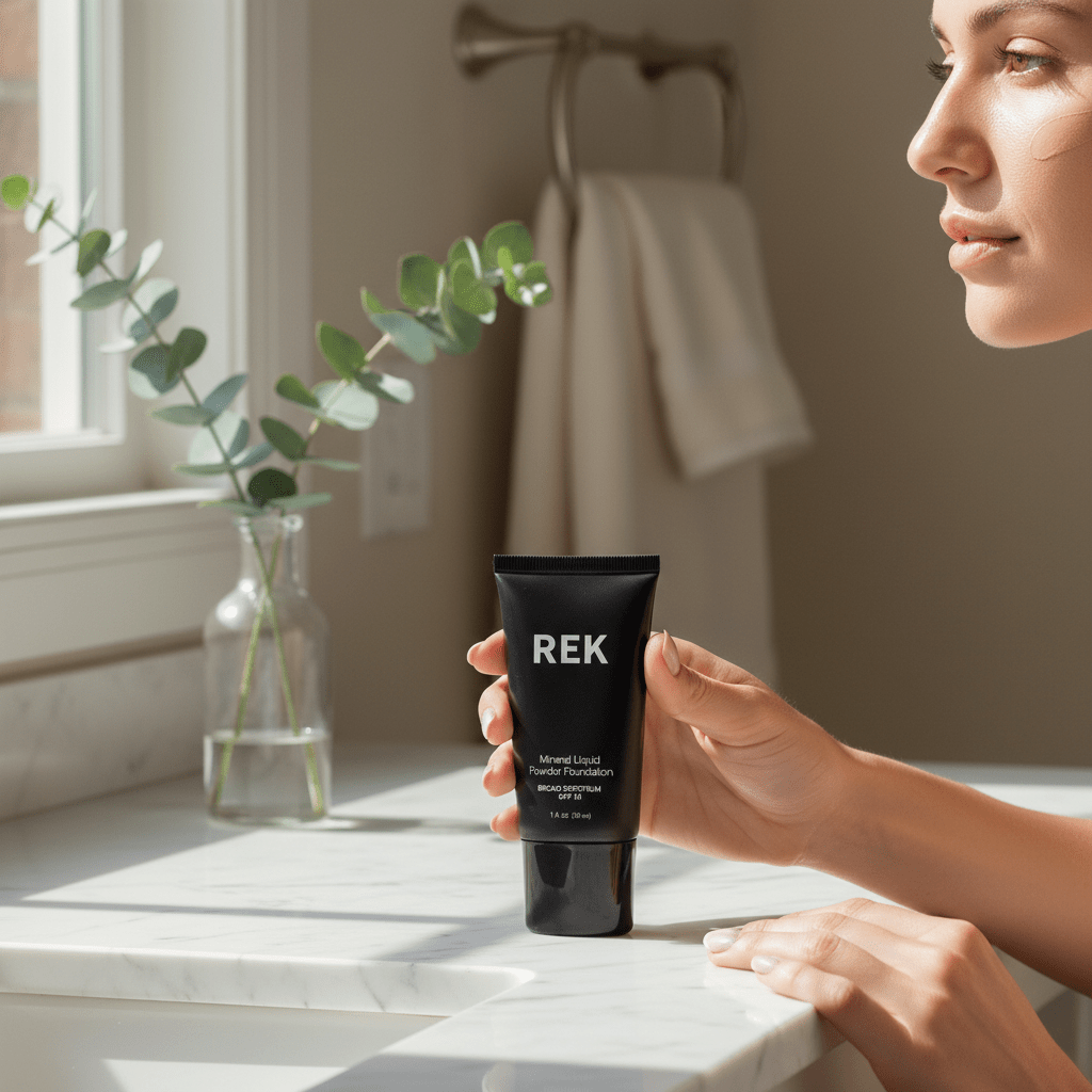 Mineral Liquid Powder Foundation with SPF 15 | REK Cosmetics — Multiple Shades - Renee Lane Company