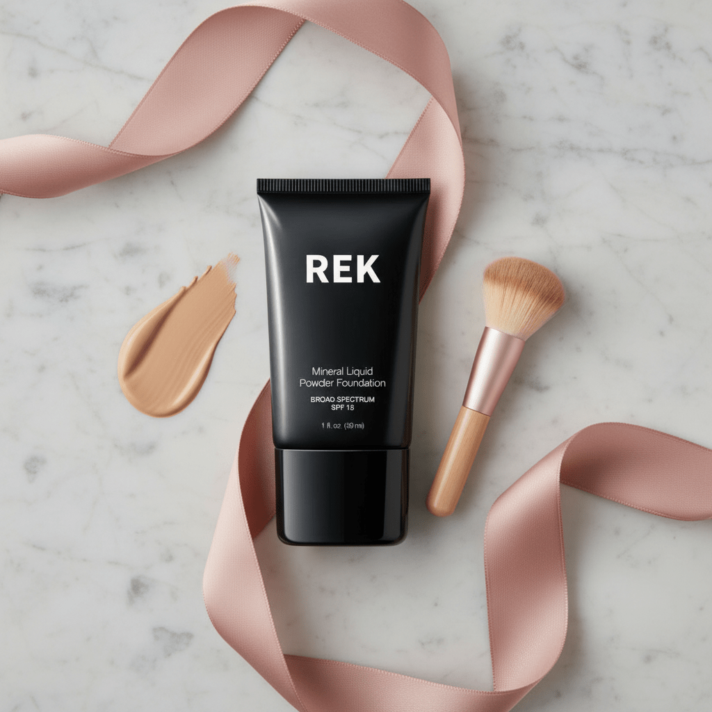 Mineral Liquid Powder Foundation with SPF 15 | REK Cosmetics — Multiple Shades - Renee Lane Company