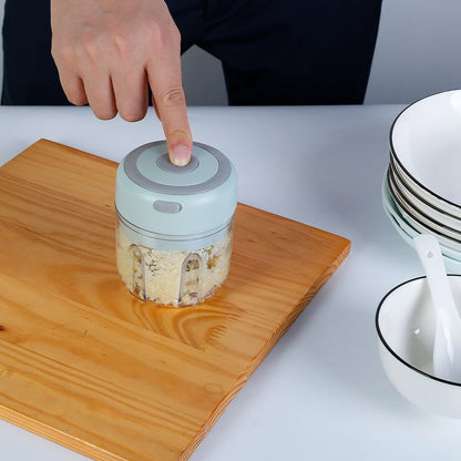 Mini Electric Garlic Chopper Ginger Chopper with 8.45OZ Capacity Cordless Garlic Mincer Food Chopper - Renee Lane Company