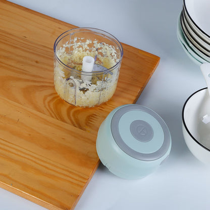 Mini Electric Garlic Chopper Ginger Chopper with 8.45OZ Capacity Cordless Garlic Mincer Food Chopper - Renee Lane Company