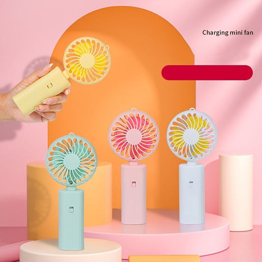 Mini Handheld Fan; USB Desk Fan; Small Personal Portable Table Fan Folding Electric Fan For Travel Office Room Household - Renee Lane Company