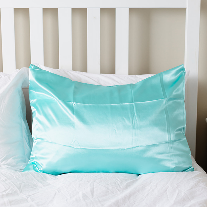 Mint Deluxe Satin Pillowcase - Renee Lane Company