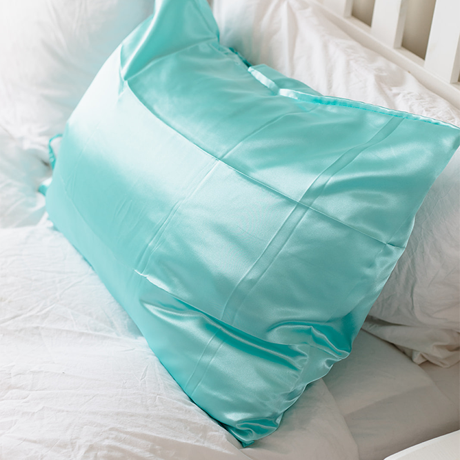 Mint Deluxe Satin Pillowcase - Renee Lane Company