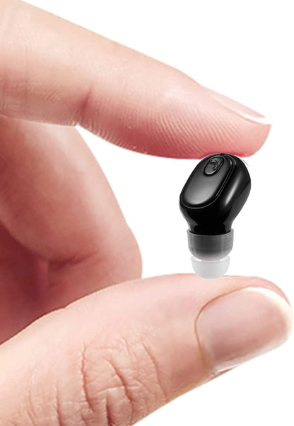 MocaDng Single Bluetooth Wireless Earbud Invisible in-Ear Wireless Earbud 12Hrs Playtime Super Long Battery Life Mini Bluetooth Headset Hands-Free Car Headphone for iOS Android Smart Phones (Black) - Renee Lane Company