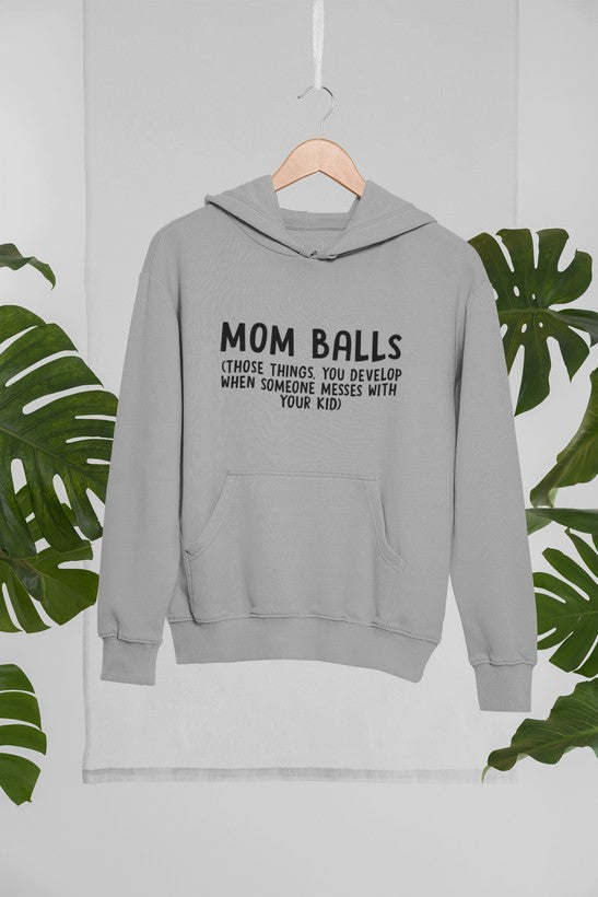 Mom Balls Hoodie - Renee Lane Company
