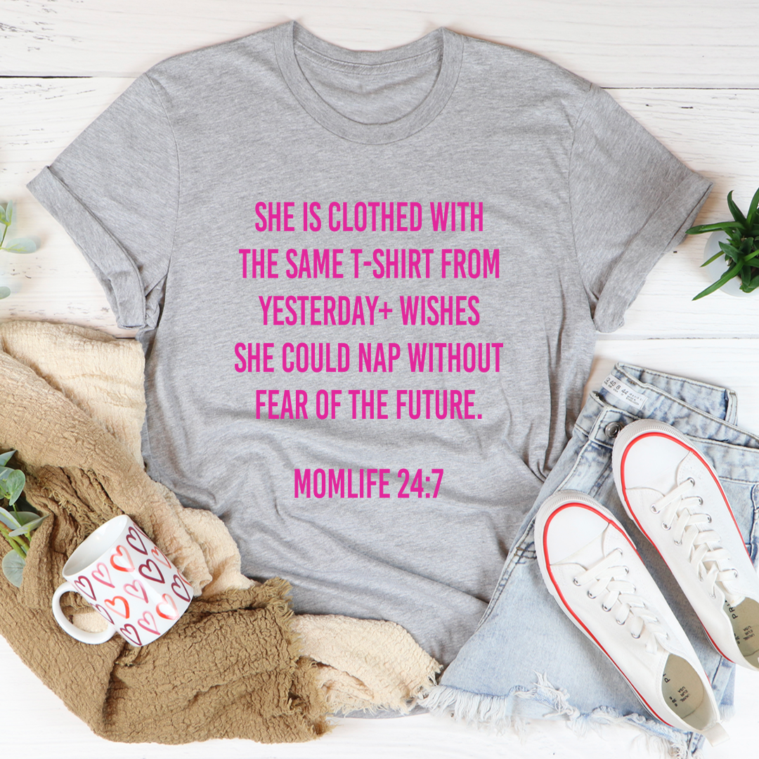 Mom Life 24/7 T-Shirt - Renee Lane Company