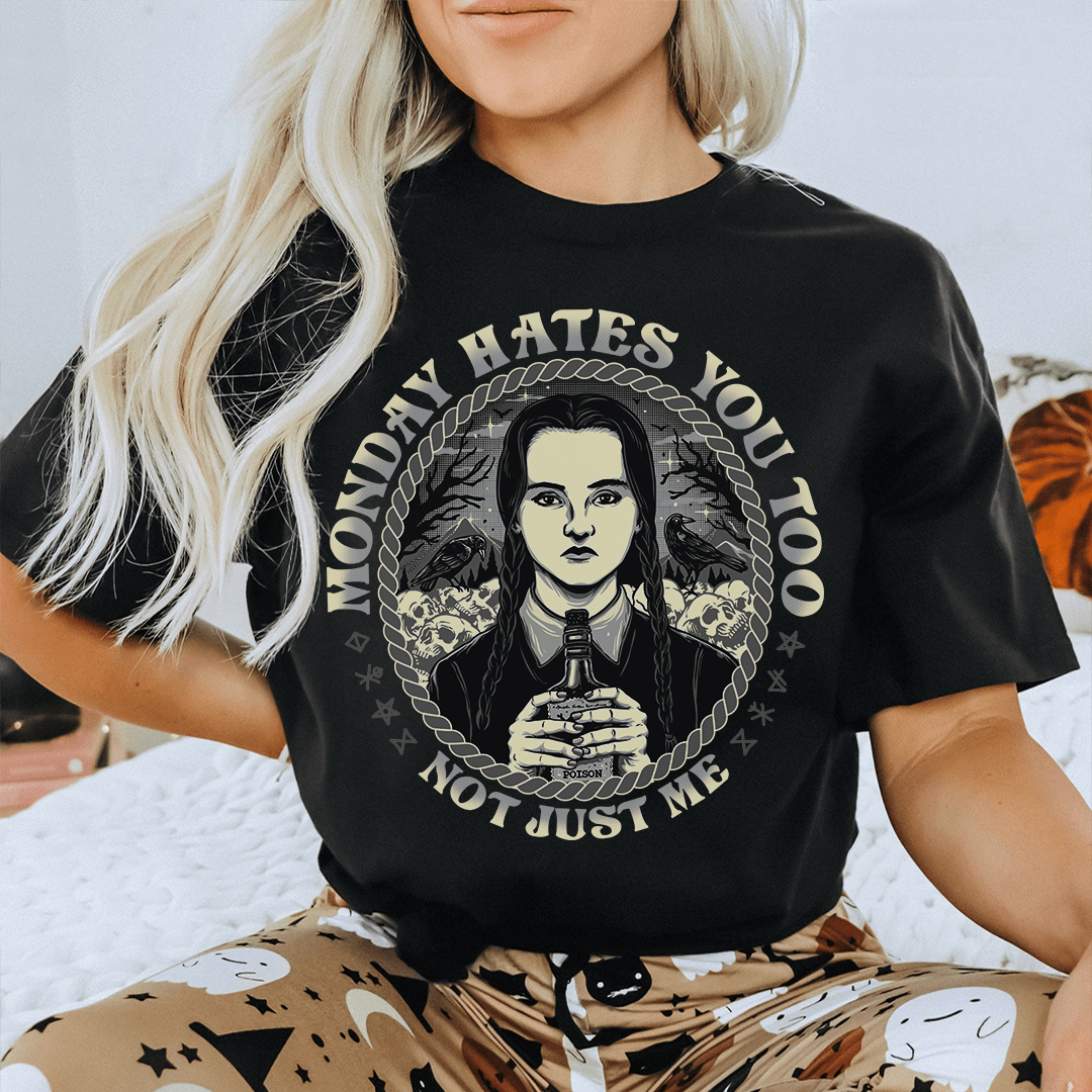 Monday Hates You Too T-Shirt - Renee Lane Company