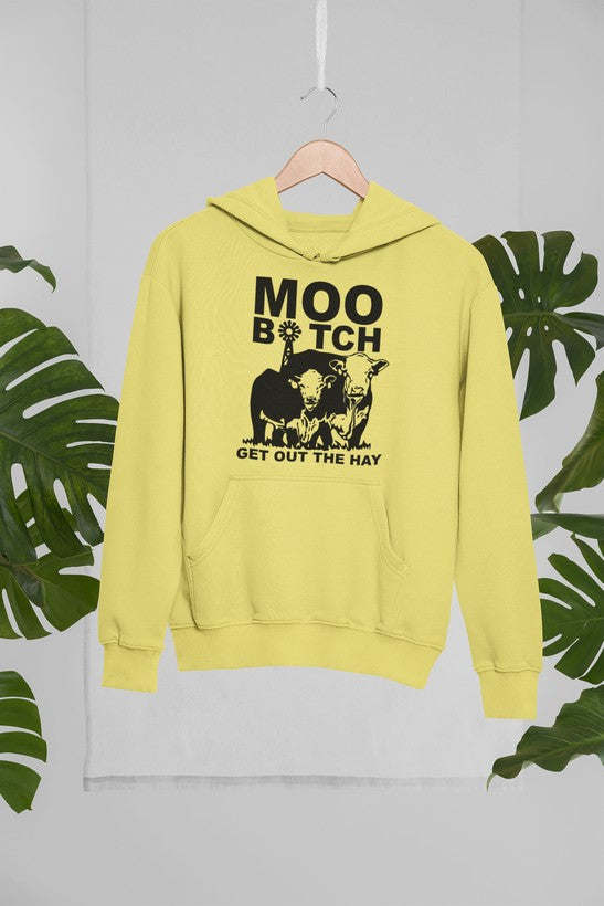 Moo Get Out The Hoodie - Renee Lane Company