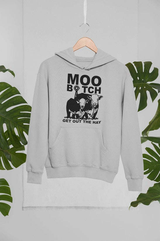 Moo Get Out The Hoodie - Renee Lane Company