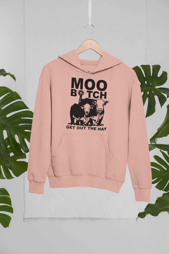 Moo Get Out The Hoodie - Renee Lane Company