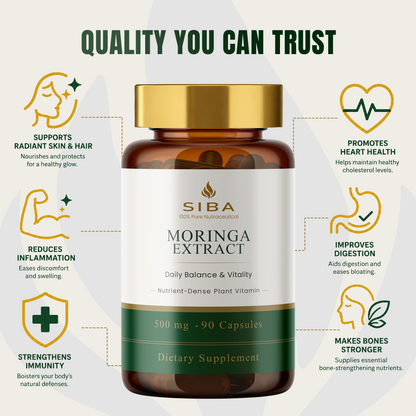 Moringa Leaf Capsules - Renee Lane Company