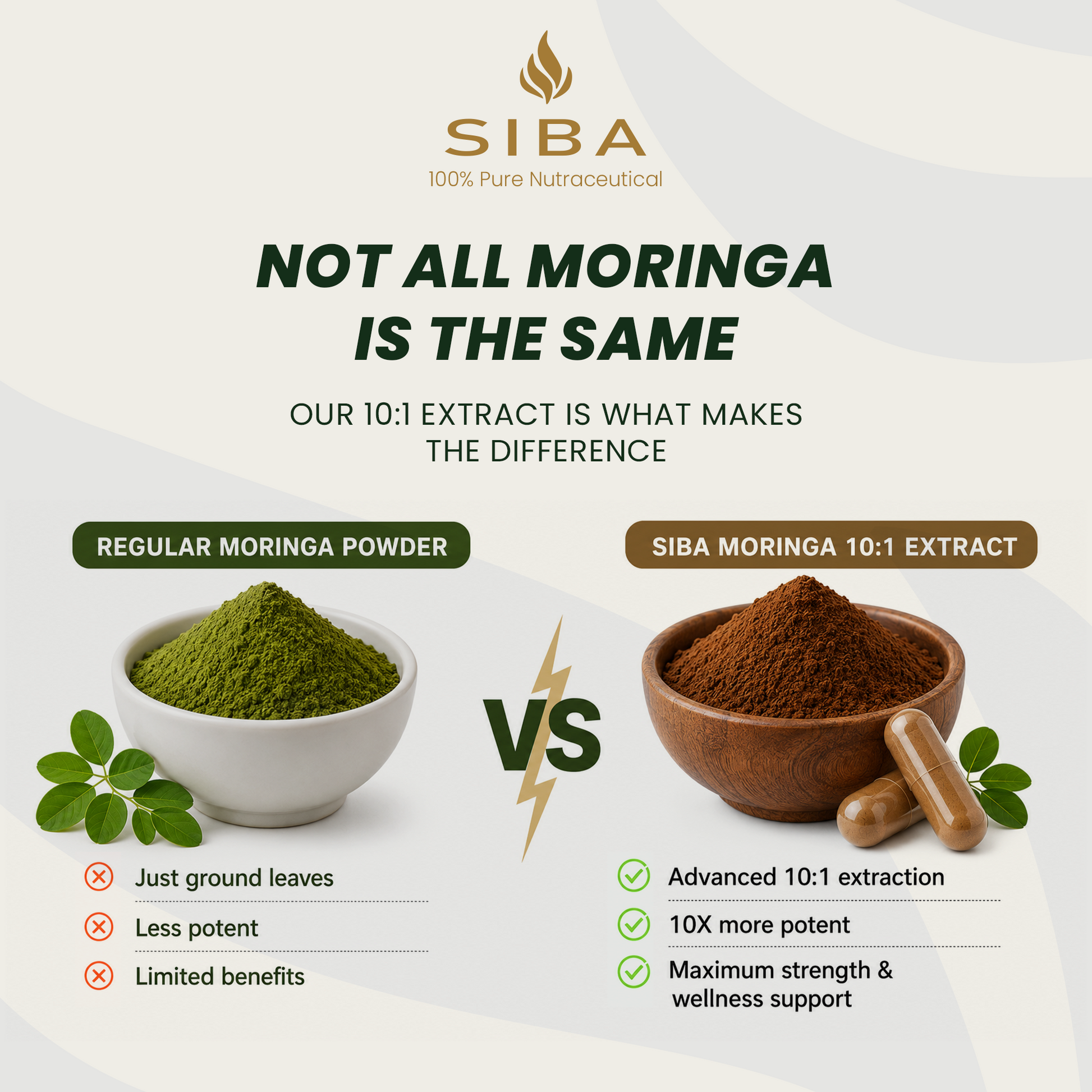 Moringa Leaf Capsules - Renee Lane Company