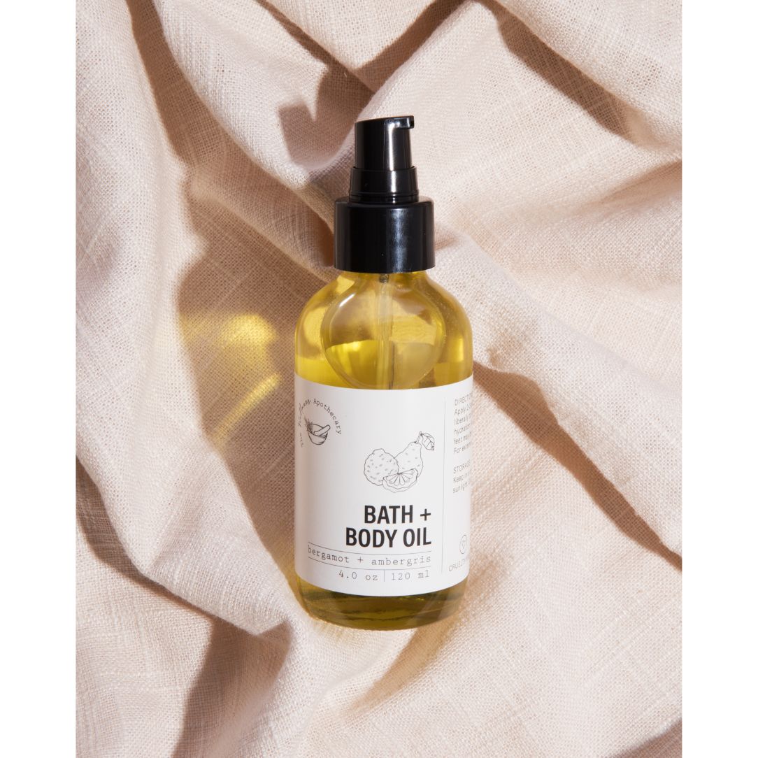 Mother's Day We Love Us Shop Take Care Bundle & Gift Set| Body Wash, Bath Oil, Lip Balm, & Lavender Candle - Renee Lane Company